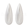 304 Stainless Steel Plastic Imitation Pearl Stud Earrings EJEW-R030-01G-01-4