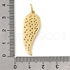 Brass Micro Pave Cubic Zirconia Pendants KK-U072-27G-3