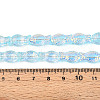 Transparency Electroplate Glass Beads Strands GLAA-T023-40A-03-4