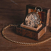 SUPERFINDINGS 5Pcs 5 Colors Alloy Clip Pocket Watch Chain FIND-FH0009-15-5