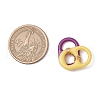 Acrylic Links Connectors with Eco-Friendly Copper Wire Pendants PALLOY-TA00242-2