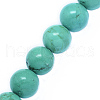 Natural Magnesite Beads Strands G-P324-07-8mm-1