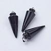 Natural & Synthetic Gemstone Pendants G-P236-3