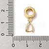Rack Plating Brass Ice Pick Pinch Bails KK-A222-13G-3