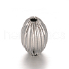 Tarnish Resistant 304 Stainless Steel Corrugated Beads STAS-I050-04-1