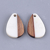 Resin & Walnut Wood Pendants X-RESI-S358-14G-2