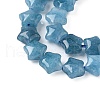 Dyed Natural Malaysia Jade Star Beads Strands G-Z080-A01-04-4