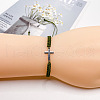 Alloy Cross Link Bracelets for Men Women WGE4022-05-1