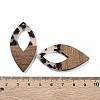 Walnut Wood with Resin Pendant FIND-Z050-05B-3