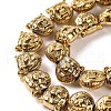 Electroplated Synthetic Non-magnetic Hematite Beads Strands G-Q174-04A-4