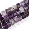 Natural Amethyst Beads Strands G-T140-28-4