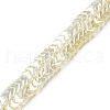 Electroplate Transparent Glass Beads Strands EGLA-L044-B-FR01-1