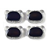 Two Tone Glass Mood Beads GLAA-Z007-09B-2
