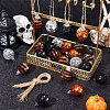 SUNNYCLUE 24Pcs 4 Colors Foam Scale Ball with Cord Pendant Decorations DIY-SC0026-74-4