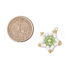 Glass Seed Beaded Star Pendants PALLOY-MZ00541-04-2