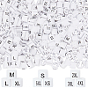 CRASPIRE 234Pcs 9 Style XS~5XL Plastic Clothing Trouser Size Markers KY-CP0001-10-1