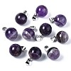 Natural Amethyst Pendants G-S359-312-1