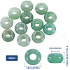 SUNNYCLUE 16Pcs Natural Green Aventurine European Beads G-SC0003-03B-2