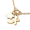 Butterfly Pendant Necklaces NJEW-Q335-04A-G-2