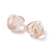 Handmade Silver Foil Lampwork Glass Beads LAMP-Q005-06H-2