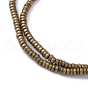 Electroplated Non-magnetic Hematite Beads Strands G-P571-A01-01H-3