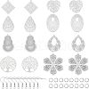 Unicraftale DIY Dangle Earring Making Kits DIY-UN0002-60-1