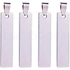 201 Stainless Steel Rectangle Stamping Blank Tag Pendants STAS-BC0002-20P-1