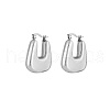 U-Shaped Stainless Steel Hoop Earrings for Women GG9870-2-1