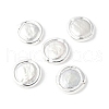 Electroplated Natural Baroque Keshi Pearl Beads KK-P305-04S-1