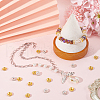 SOFPLATE 300Pcs 2 Colors Brass Rhinestone Spacer Beads RB-SP0001-04-4