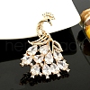 Alloy Crystal Rhinestone Brooches for Backpack Clothes PW-WG8F041-01-2
