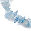 Natural Aquamarine Chips Beaded Stretch Bracelets BJEW-TA00494-01-4