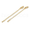 Brass Ends with Chains KK-P283-31G-1