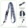  2Pcs 2 Colors Adjustable Mobile Phone Lanyard AJEW-NB0005-91-4