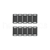 BENECREAT 10Pcs 201 Stainless Steel Connector Charms STAS-BC0003-84-7