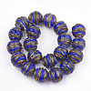 Handmade Gold Sand Lampwork Beads LAMP-T006-03A-2