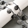 Natural Tourmalinated Quartz Beads Strands G-Q183-B10-01-1
