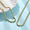 Brass Ball Chains Necklaces for Women NJEW-U035-02G-2