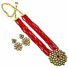 Bohemian Style Multi-Layer Alloy Imitation Agate and Glass Jewelry Set FS-WGE22E9-02-1