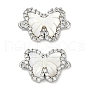 Brass Micro Pave Cubic Zirconia Pendants KK-U043-32P-01-1