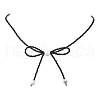 Glass Seed Pendants Necklaces for Women NJEW-MZ00031-01-1