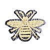 Bee Shape Computerized Embroidery Cloth Iron on/Sew on Patches DIY-M006-05-2