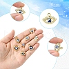 16Pcs 8 Styles UV Plating Alloy Enamel Pendants FIND-FS0002-74-3
