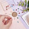   48Pcs 6 Colors Glass Charms KK-PH0010-45-3