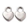 Non-Tarnish 304 Stainless Steel Pendants STAS-B024-62P-1