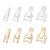ARRICRAFT 16Pcs 8 Styles Eco-Friendly Brass Watch Band Clasps KK-AR0003-51-1