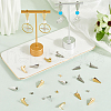 SUNNYCLUE 40Pcs 2 Colors 304 Stainless Steel Stud Earring Findings STAS-SC0009-22-4