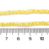 Baking Electroplate Glass Beads Strands X-DGLA-A039-J4mm-B23-4