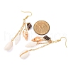 Natural Shell Dangle Earrings EJEW-TA00649-3