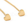 Brass Heart Head Pins FIND-B009-01G-3